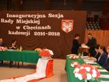 Inauguracyjna Sesja Rady Miejskiej w Chęcinach kadencji 2014-2018