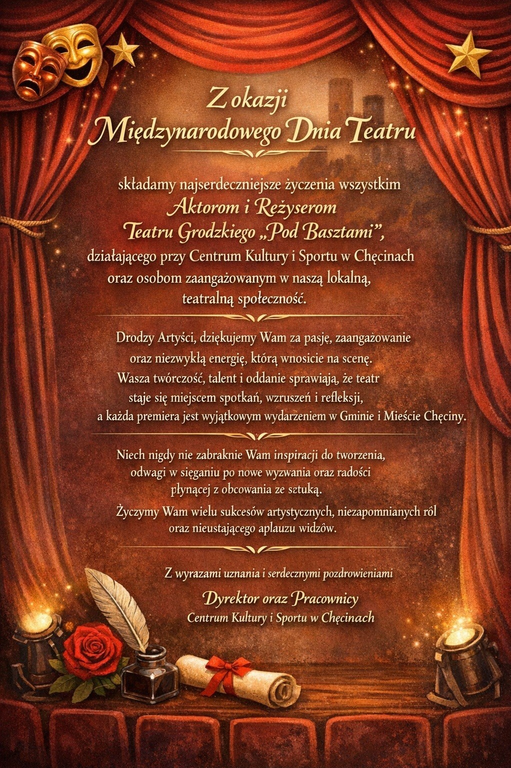 Międzynarodowy Dzień Teatru 2026