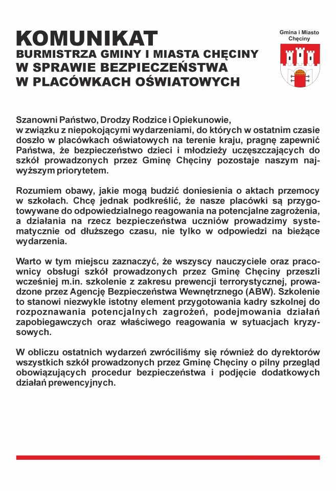 komunikat szkoly 1
