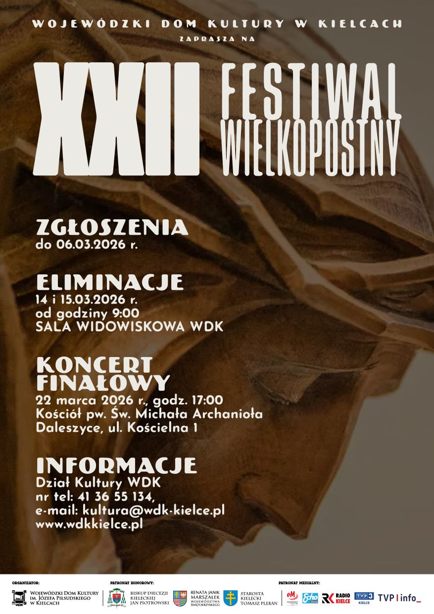 xxii wielkopostny media plakat a3m