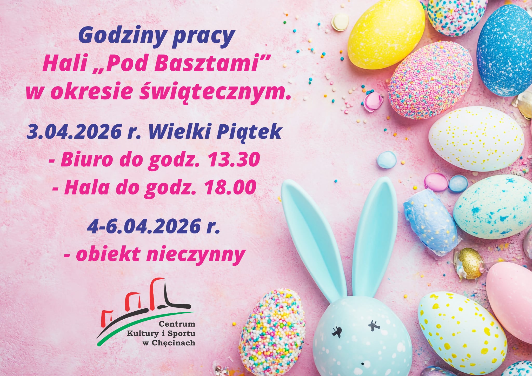 godziny hali wielkanoc2026