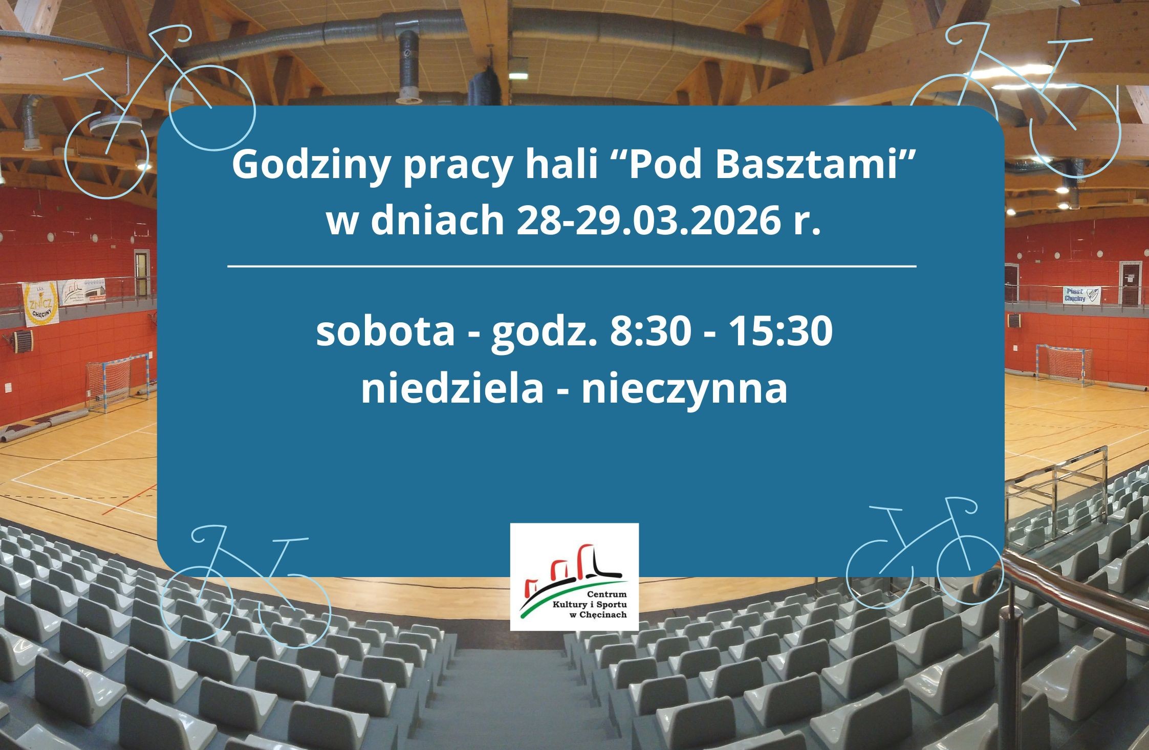 Informujemy, że w weekend 2-3 grudnia 2023 r. hala “Pod Basztami” będzie nieczynna. - 3