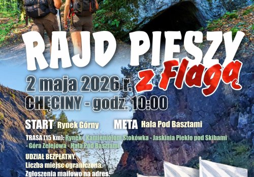 Rajd Pieszy z Flagą – dołącz do wspólnego świętowania w Chęcinach!